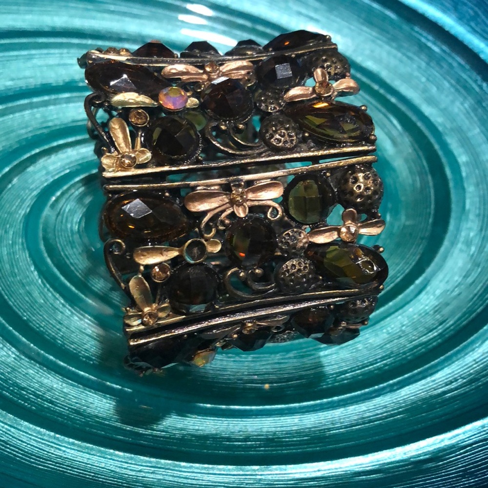 Wide bangle bracelets